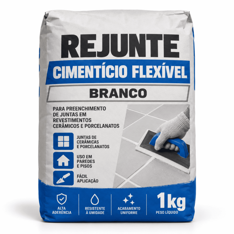 Rejunte Cimentício Flexível Branco 1kg